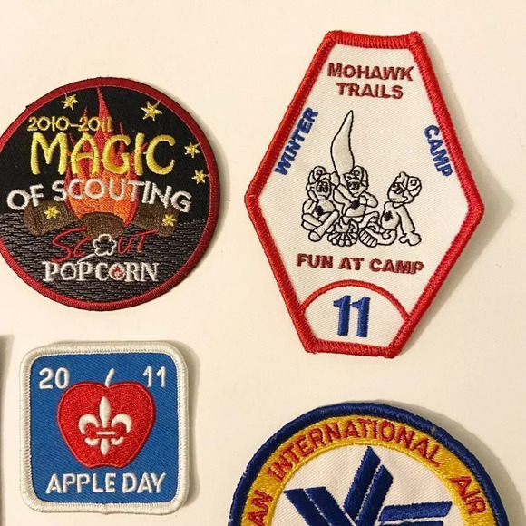 Lot of Assorted Patches and Beer Bottle Cap Boy Scouts  Camp Air Show Cubs - Picture 4 of 11